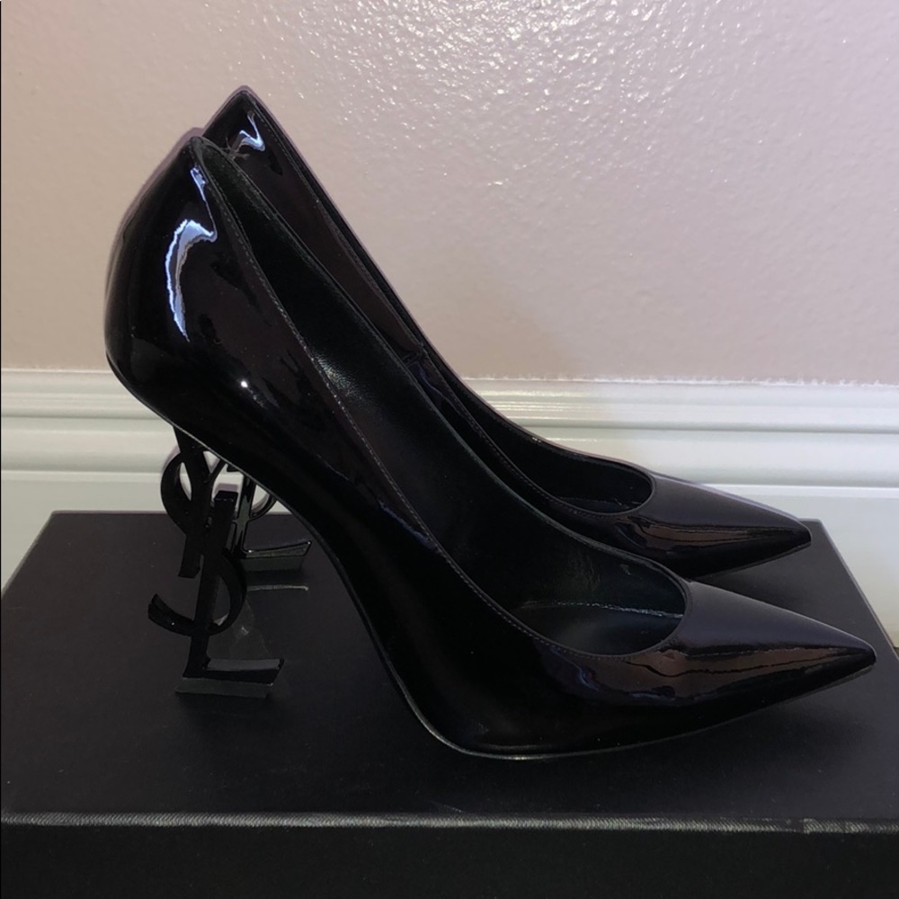 Saint Laurent Black Opyum pumps